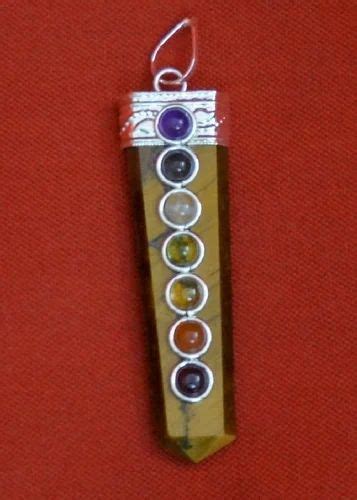 Tiger Eye Chakra Pendant at best price in Jaipur by Healing Crystals India (A Unit Of Rajdhani ...