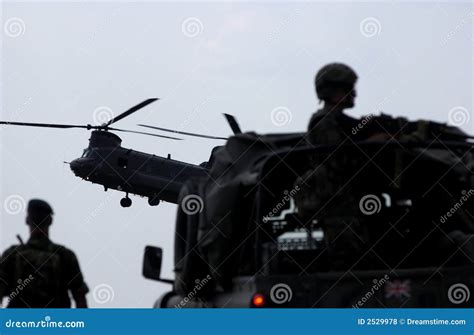 Chinook helicopter landing stock photo. Image of soldiers - 2529978