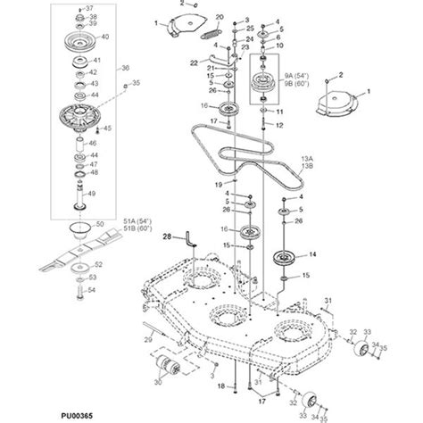 John Deere Ztrak 737 Parts Diagram