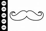 Outline Mustache SVG Coloring Page Graphic By MYDIGITALART13  sketch template