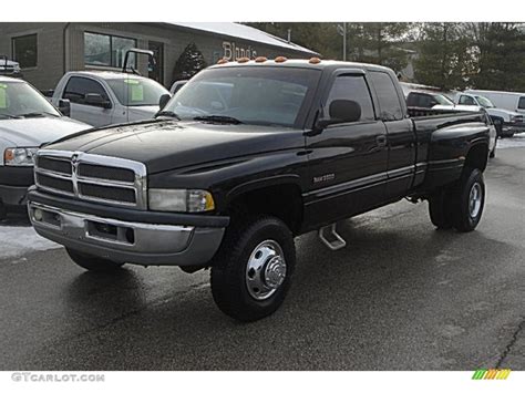 2000 Black Dodge Ram 3500 SLT Extended Cab 4x4 Dually #44901711 ...