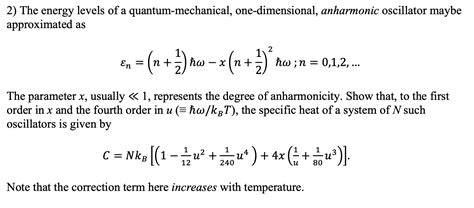 Answered: 2) The energy levels of a… | bartleby