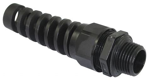 DAYTON Strain Relief Connector, Black - 32J074|32J074 - Grainger