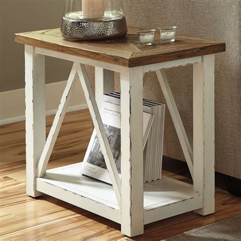 Signature Design by Ashley Marshone Rectangle End Table & Reviews ...