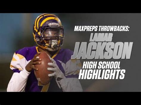 MaxPreps Throwback: Lamar Jackson High School Highlights - YouTube