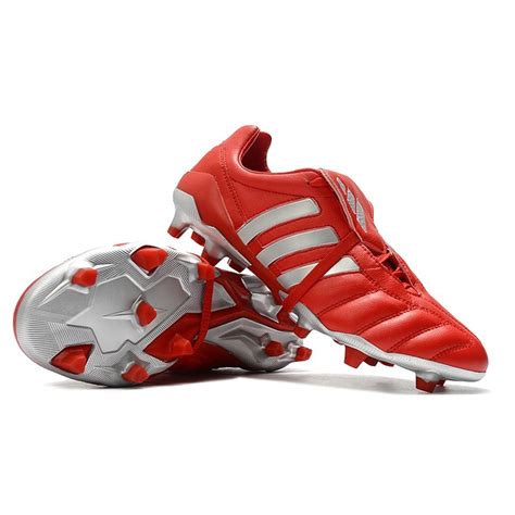 New adidas Predator MANIA FG Soccer Cleat Red Metallic