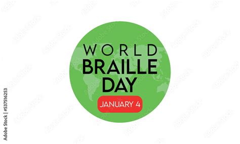 World Braille Day on January 4th, World Braille Day international ...