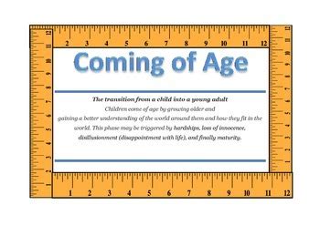 Theme Poster: Coming of Age by Talking with My Hands | TpT