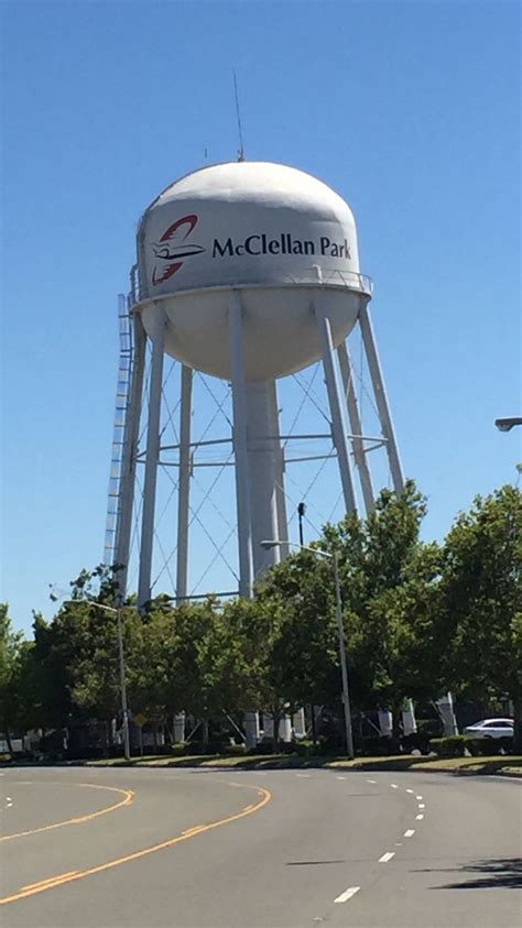 McClellan Air Park, Sacramento,CA. | Water tower, Fall break, Park