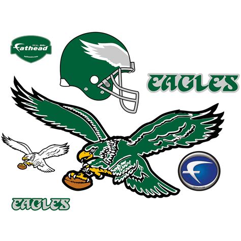 Philadelphia Eagles: Classic Logo - Giant Officially Licensed NFL Removable Wall Decal ...