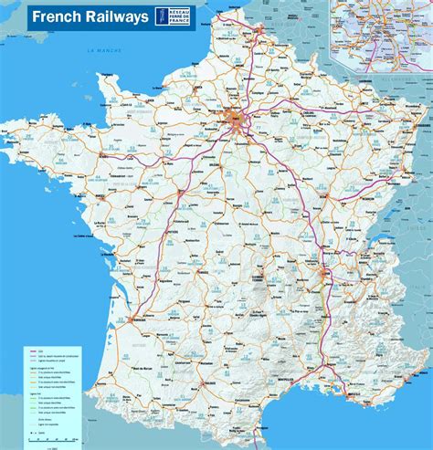 Train Map Of France - Living Room Design 2020