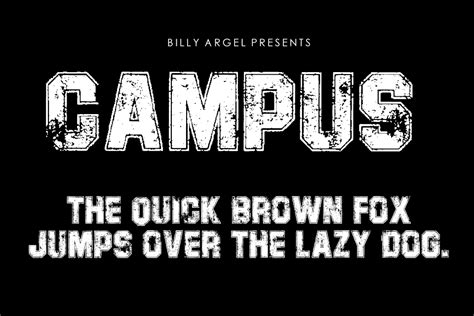 Campus Font - Dafont Free