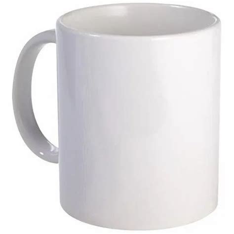 Plain white ceramic mug cup, for Gifting, Capacity: 250 Ml at Rs 40/piece in Noida