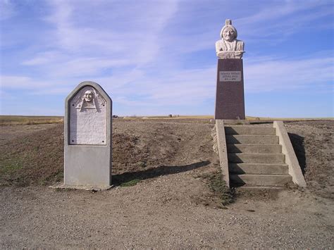 Mobridge, SD : The great Lakota Sioux Chief Sitting Bull is memoralized ...