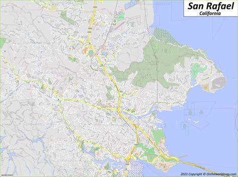 San Rafael Map | California, U.S. | Discover San Rafael with Detailed Maps