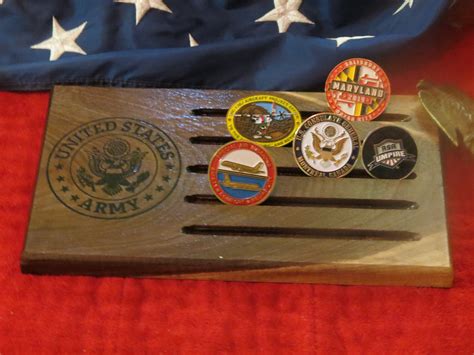 Military Desktop Challenge Coin Display - Etsy