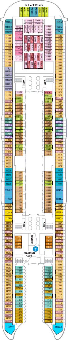 Royal Caribbean Allure of the Seas Deck Plans, Ship Layout & Staterooms ...