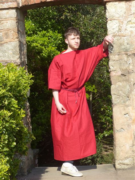 Coloured Linen Unisex Roman Tunic Historical Costume Ancient Rome - Etsy