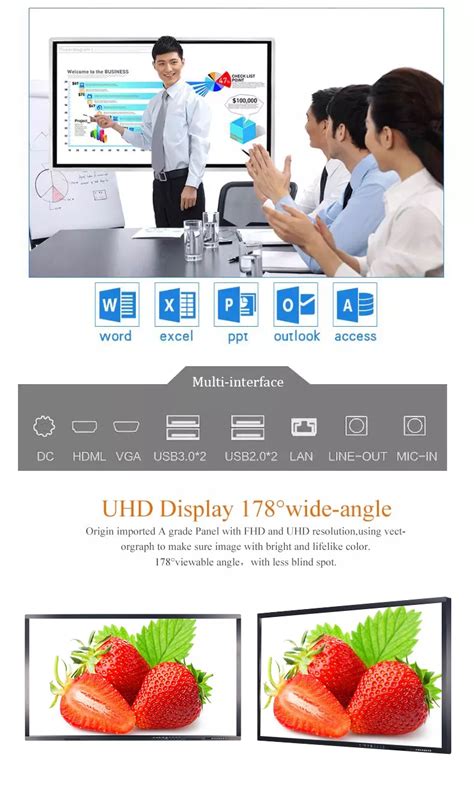 Interactive Touch Screen for Classroom or Meeting Room