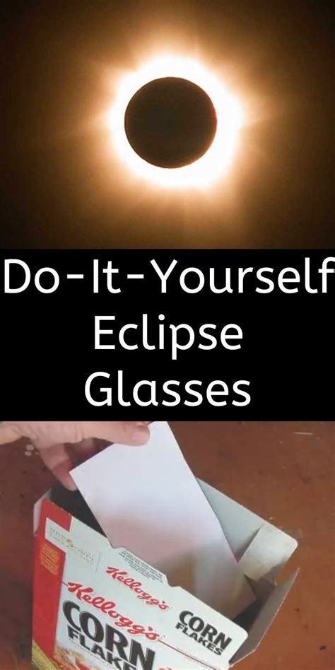 Prepare for the upcoming total solar eclipse. Here's how to make your own DIY eclipse glasses ...