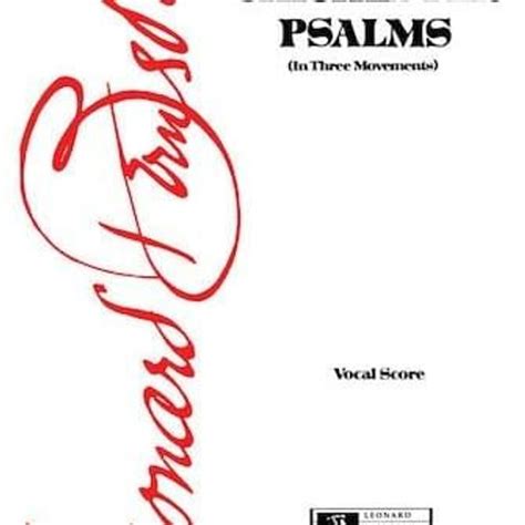 Leonard Bernstein - Chichester Psalms Lyrics and Tracklist | Genius