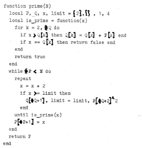 Dijkstra's Prime Number Algorithm