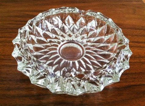 Cut glass ashtray | Collectors Weekly