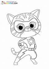 Raskrasilcom Superkitties Coloring Pages 22  Coloriage sketch template