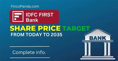 IDFC First Bank (IDFCFIRSTB) Share Price Target 2024, 2025, 2027, 2030 ...