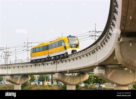 Incheon, South Korea - May 25, 2016: Maglev magnetic levitation train ...