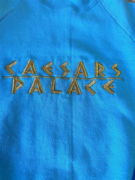 Vintage Caesars Palace Sweatshirt Medium Embroidered … - Gem