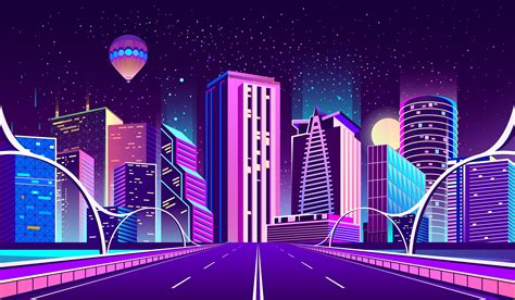 DIgital CIty Road Wallpaper, HD Artist 4K Wallpapers, Images, Photos and Background