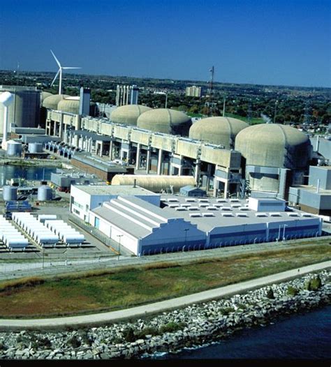 Pickering Nuclear Generating Station, Pickering , ON - In the winter ...