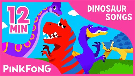 Spinosaurus vs Tyrannosaurus and more | Dinosaur Songs | + Compilation | Pinkfong Songs for ...