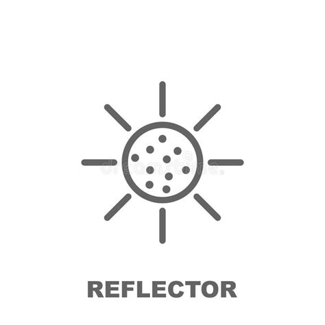 Reflector Icon. Trendy Reflector Logo Concept On White Background From Astronomy Collection ...