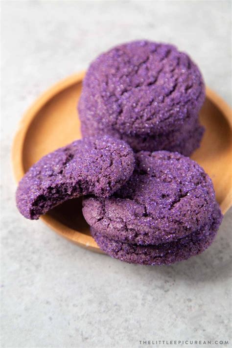 Ube Sugar Cookies - The Little Epicurean