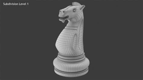 Chess Knight 3D Model $19 - .fbx .c4d .unitypackage .upk .max .ma .obj ...