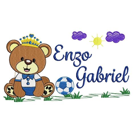 Matriz de Nome Enzo Gabriel Ursinho | Elo7 Produtos Especiais