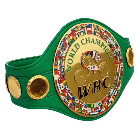 WBC World Boxing CHAMPIONSHIP TITLE BELT REPLICA-01 – Kartex Suits