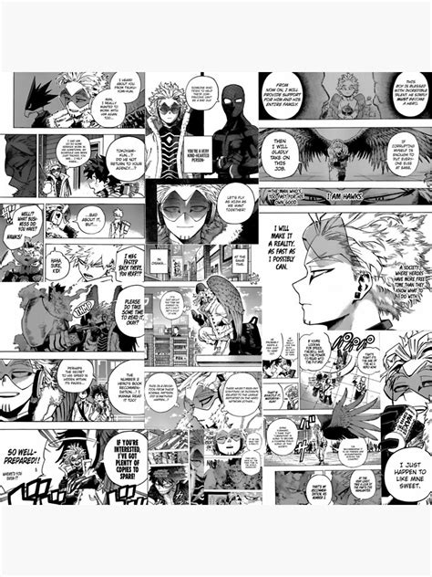 Hawks Manga Panels Collage | Images and Photos finder