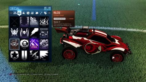 Rocket League White RLCS Octane Decal - YouTube