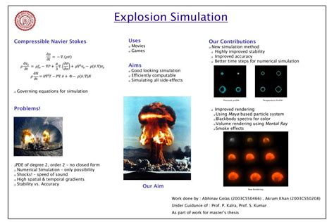 PPT - Explosion Simulation PowerPoint Presentation, free download - ID:6887506