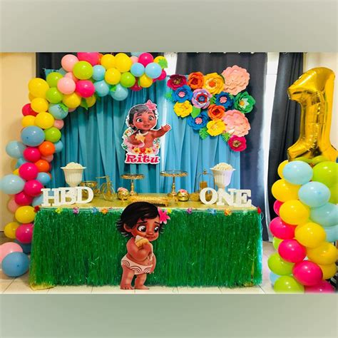 Online Baby Moana Theme Birthday Decor Gift Delivery in UAE - FNP