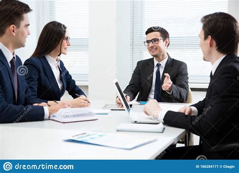 Business People Working Together in the Office Stock Image - Image of ...