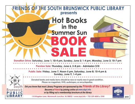 Check Out The South Brunswick Library Book Sale This Weekend | South Brunswick, NJ Patch