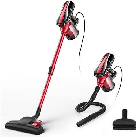 Samsung MOOSOO Vacuum Cleaner, 17KPa Strong Suction 4 in 1 Corded Stick Vacuum for Hard Floor ...