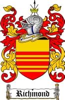 Richmond Family Crest Richmond Coat of Arms - Tradebit