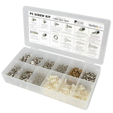 StarTech.com Deluxe Assortment PC Screw Kit - Screw: Amazon.co.uk ...