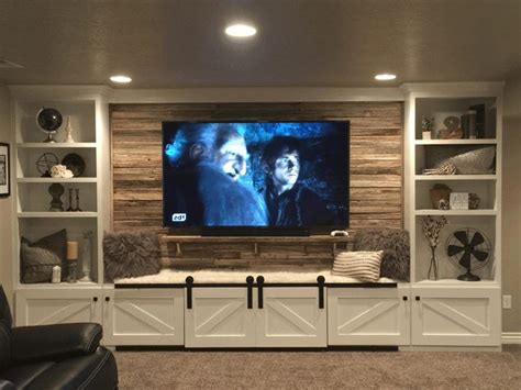 Floating TV media built-in | Built in wall units, Living room built in ...