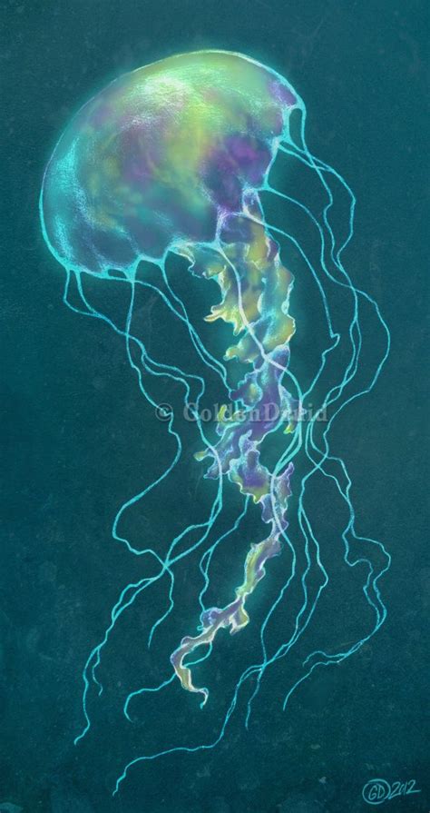 Jellyfish Painting, Jellyfish Tattoo, Jellyfish Drawing, Watercolor Jellyfish, Tattoo Watercolor ...